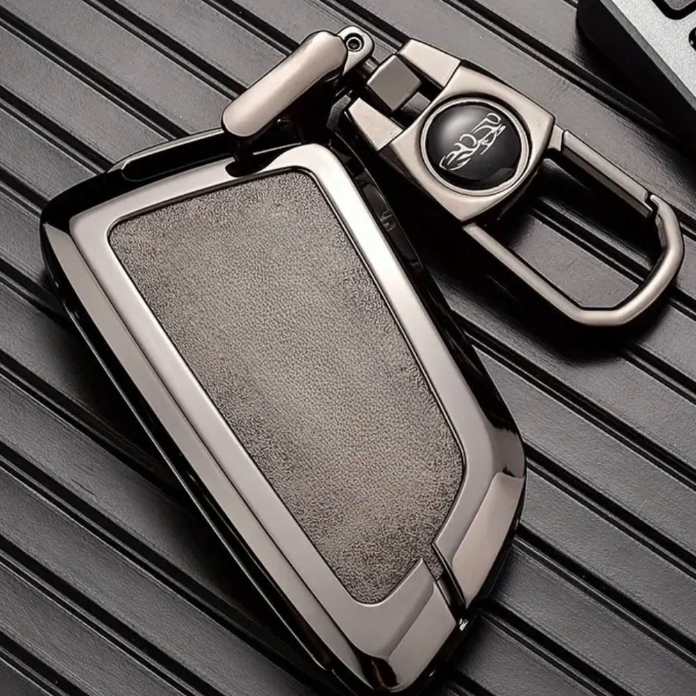 BMW Luxury Keychain with Leather Accent